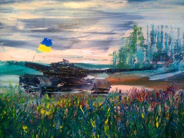 "Українець". Злилися воєдино війна і природа.