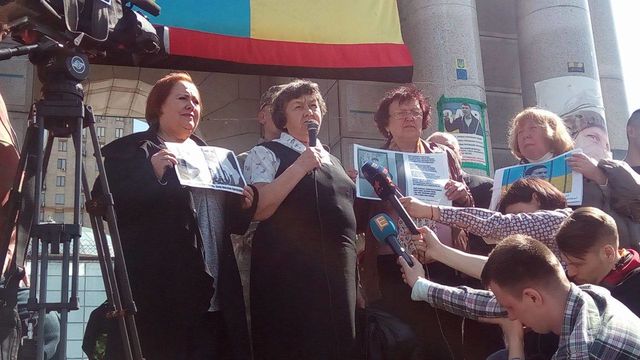Митинг в поддержку Савченко. Фото: УНН
