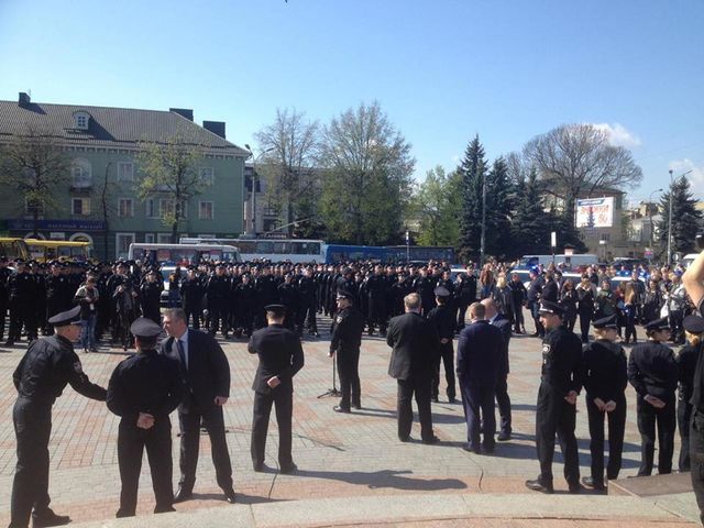 В Ровно стартовала работа новой полиции. Фото: В.Мыколайчук