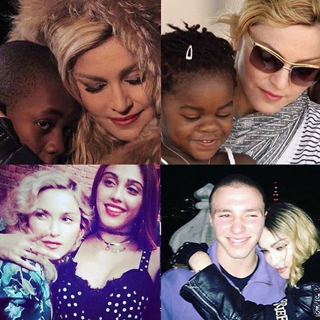 Мадонна з дітьми. Фото: Instagram