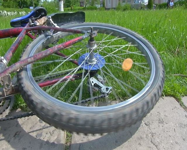 <p>Олену Белюк на велосипеді вдарила блискавка. Фото: В.Миколайчук</p>