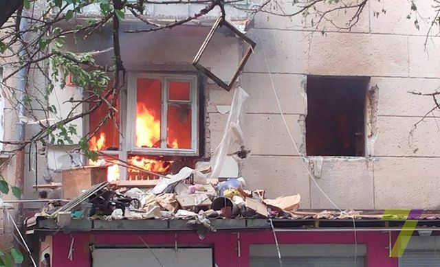 Взрыв в Одессе.Фото 7 канал