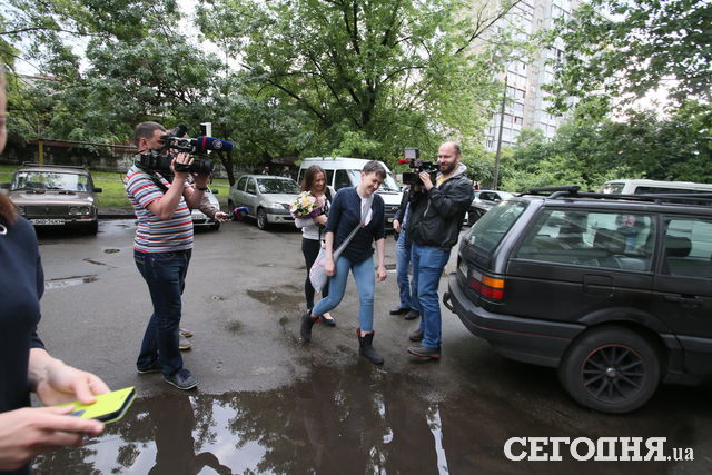 Савченко вернулась домой | Фото: Александр Яремчук