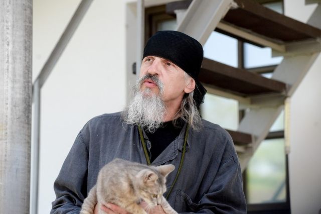 Котам живется хорошо в монастыре. Фото: Сергей Рыжков