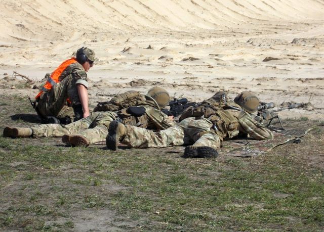 Учения снайперов. Фото: mil.gov.ua