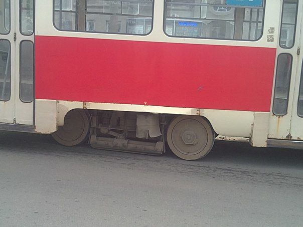 Трамваи попали в ДТП. Фото: соцсети