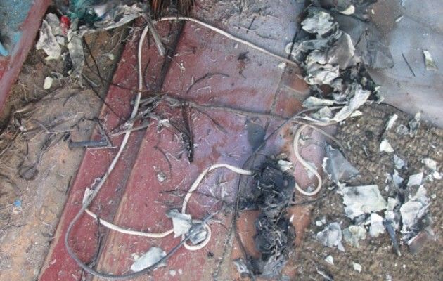 <p>У Миколаєві стався вибух в під'їзді багатоквартирного будинку, фото ГУ НП в Миколаївській області</p>