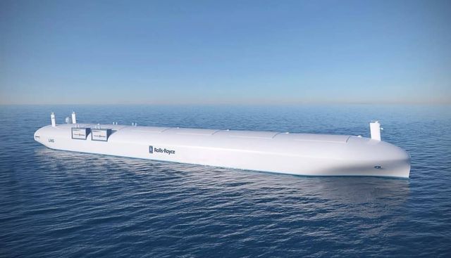 Rolls-Royce представила концепт роботизированного грузового корабля будущего