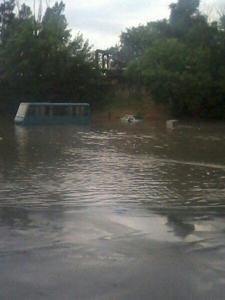 <p>Донецьк затопило. Фото: соцмережі</p>