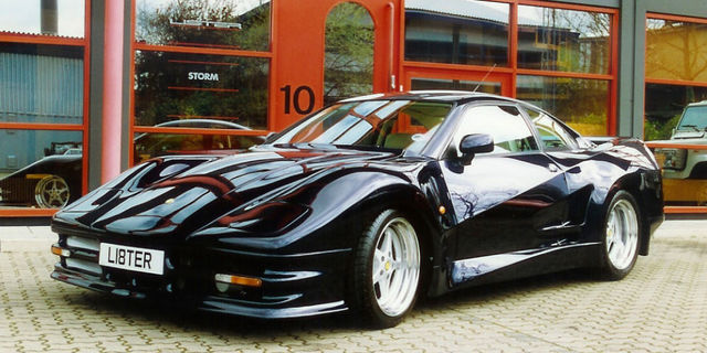Lister Storm (1993). Ещё один необычный выходец из эры GT, добавивший Lister в список компаний, создающих гоночные автомобили. До 2006 года Storm оставался самым быстрым в мире четырёхместным автомобилем.<br />
