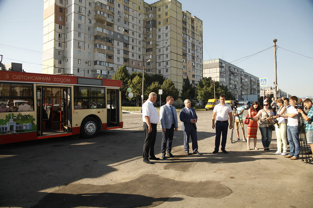 <p>Новий тролейбус оснащений дизель-генератором. Фото: прес-служба</p>
