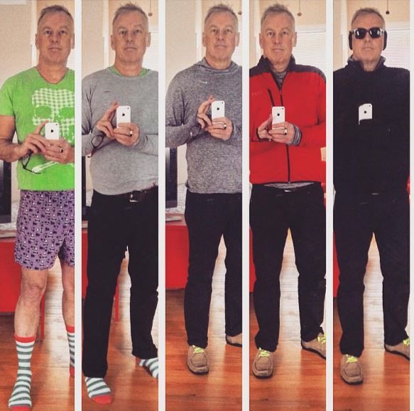 <p>Чоловіки розважають народ своїми нарядами. Фото: instagram.com/fashiondads_</p>