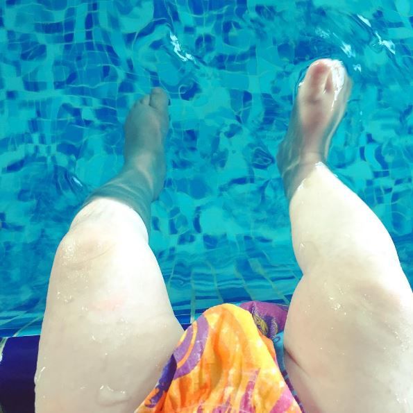 <p>Малятко Ніна буде плавати. Фото: instagram.com/tonya_matvienko</p>