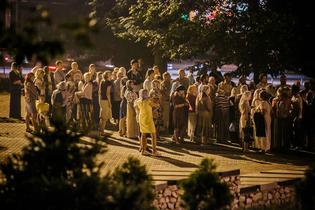 <p>Обидві колони Хресного ходу УПЦ прибули до Києва, фото Д. Павлов /&nbsp;<span>Сегодня</span></p>