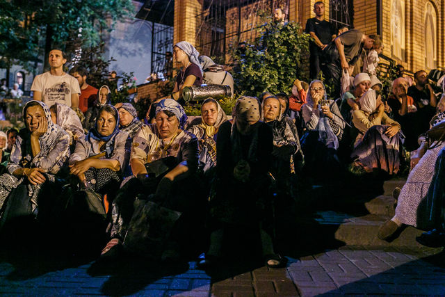 <p>Обидві колони Хресного ходу УПЦ прибули до Києва, фото Д. Павлов /&nbsp;<span>Сегодня</span></p>