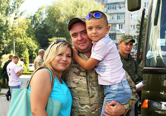 <p>Бійці повернулися додому. Фото: npu.gov.ua</p>