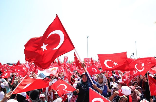 В Стамбуле митинг. Фото: twitter.com/anadoluagency