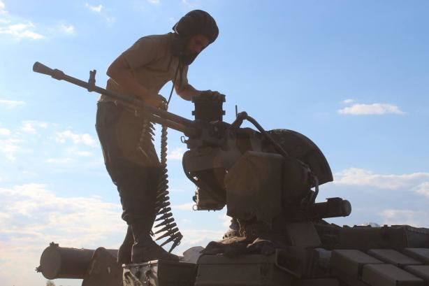Танковые бои на полигоне. Фото: mil.gov.ua