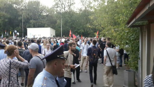Митинг в Москве. twitter.com