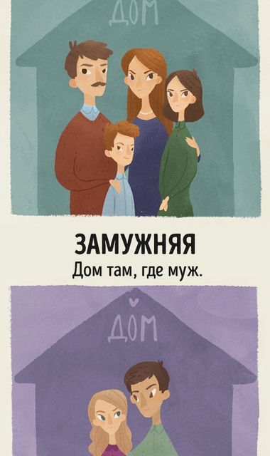 Забавные открытки о женщинах. Фото: adme.ru