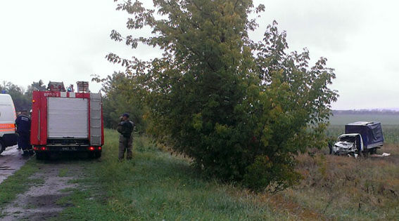 ДТП возле Славянска. Фото: полиция