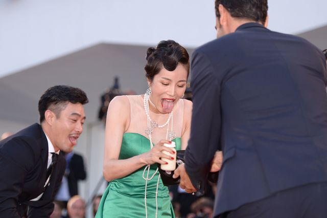 Актриса во время кинофестиваля. Фото: AFP