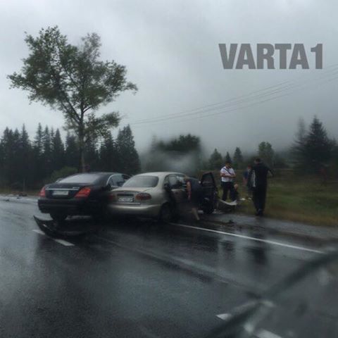 На месте аварии. Фото:  lv.npu.gov.ua, Варта-1.