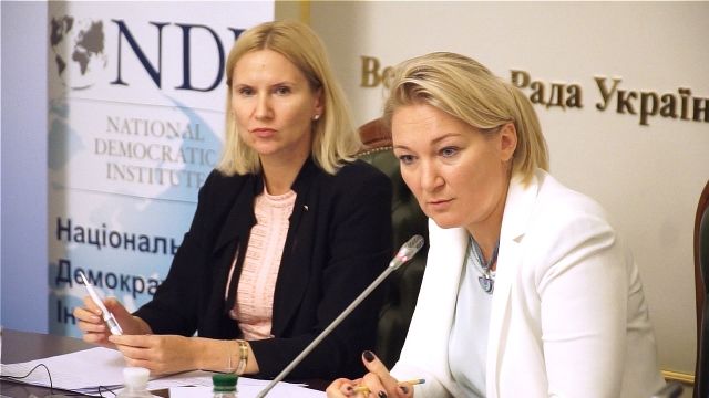 Олена Кондратюк і Марія Іонова – народні депутати України, співголови МФО 