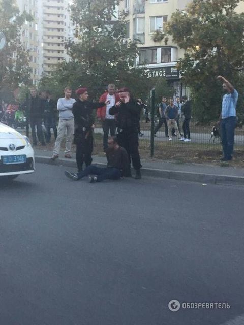 <p><span>У Києві озброєний грузин напав на таксиста, втікаючи від поліції. Фото: kiyany.obozrevatel.com</span></p>