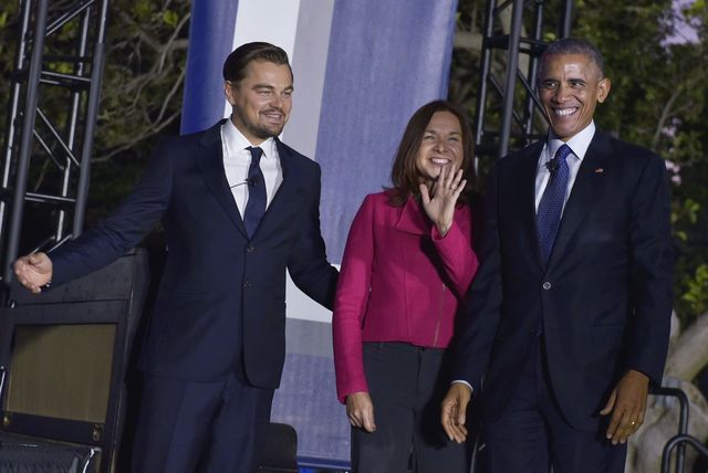 <p>Актор зустрівся з президентом США. Фото: AFP</p>