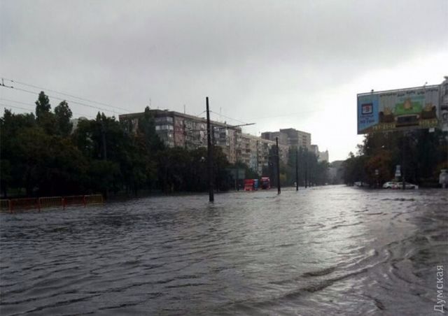 Потоп в Одессе. Фото: dumskaya.net