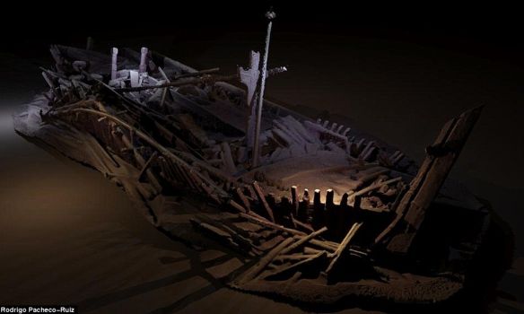 <p>Фото: Daily Mail На дні Чорного моря знайшли стародавні кораблі 2</p>