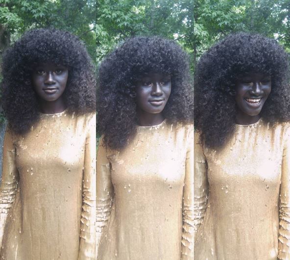 Самая черная девушка в мире фото