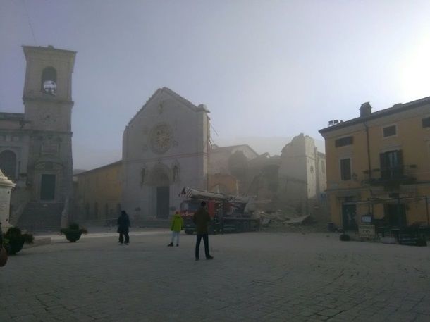 Последствия землетрясения в Италии. Фото: news.sky.com