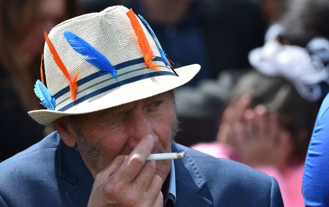 Парад шляпок на скачках в Мельбурне. Фото: AFP