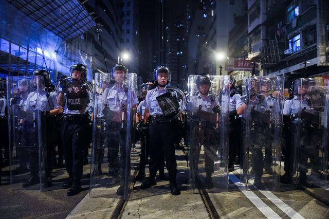 Протесты в Гон-Конге: полиция применила перцовый газ, фото AFP