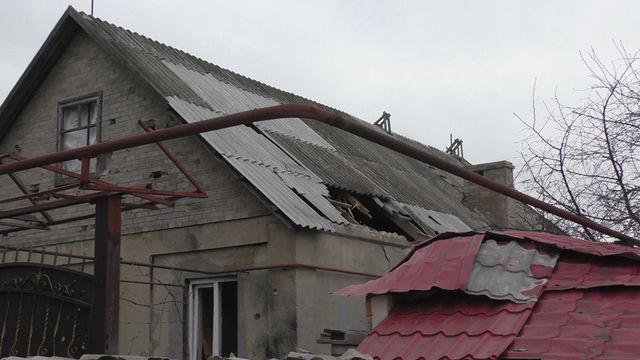 Последствия обстрела Красногоровки. Фото: соцсети