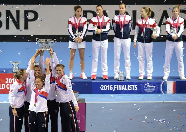 <p><span>Збірна Чехії з тенісу – переможець Кубка Федерації 2016. Фото AFP</span></p>