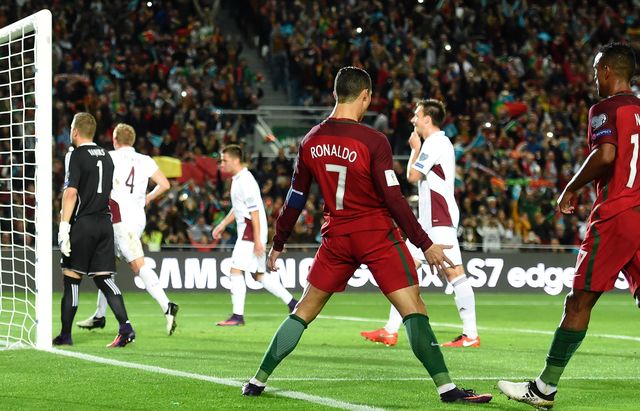Португалия – Латвия – 4:1. Фото AFP