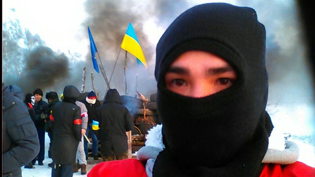 <p>Декорації "Майдану" на полігоні під Москвою. Фото: nashkiev.ua</p>
