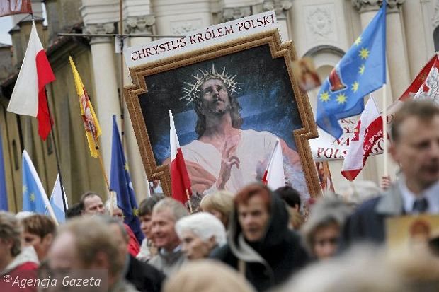Иисуса Христа провозгласили королем Польши. Фото: prezydentpl