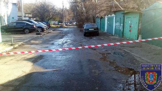 В Одессе произошла стрельба у здания Киевского райсуда. Фото: полиция