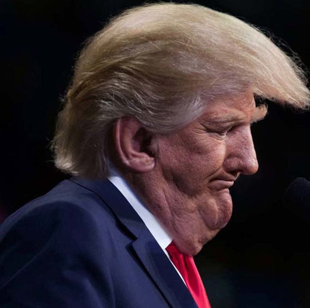 Второй подбородок Трампа высмеяли. Фото: boredpanda.com