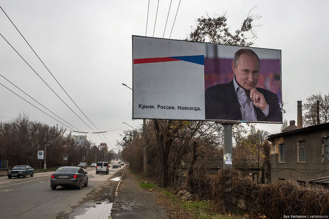 В Крыму – засилье Путина. Фото: И. Варламов