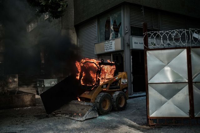Столкновения в Рио, фото AFP