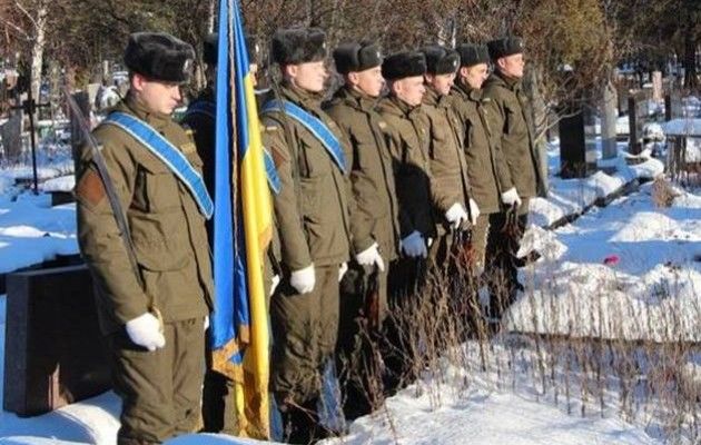 <p><span>Похорон загиблих у Княжичах поліцейських, фото kyiv.npu.gov.ua</span></p>