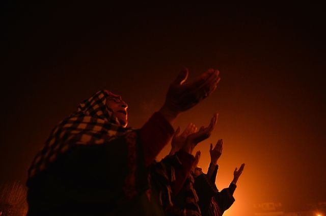 12 грудня 2016 року. День народження Пророка Мухаммеда відзначається по всій Індії традиційним святкуванням з релігійним запалом. Фото: AFP