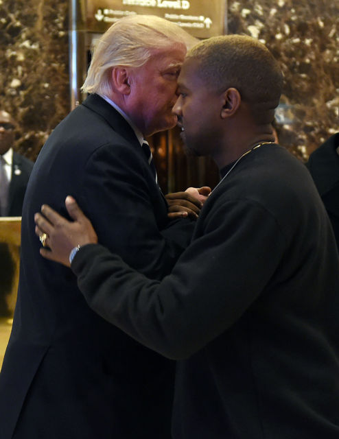 Рэпер встретился с Трампом. Фото: AFP