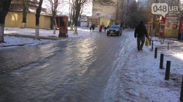 <p>Одеса замерзла. Фото: 048.ua</p>