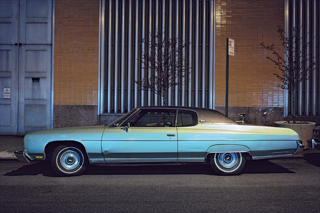 Chevrolet Impala Custom Coupe, 1975 рік. Ще одна Імпала, але на цей раз версія з 1968 року, коли з'явилася модифікація Custom Coupe. Вона оснащувалася 425-сильним двигуном V8. Фото Langdon Clay/Courtesy Steidl